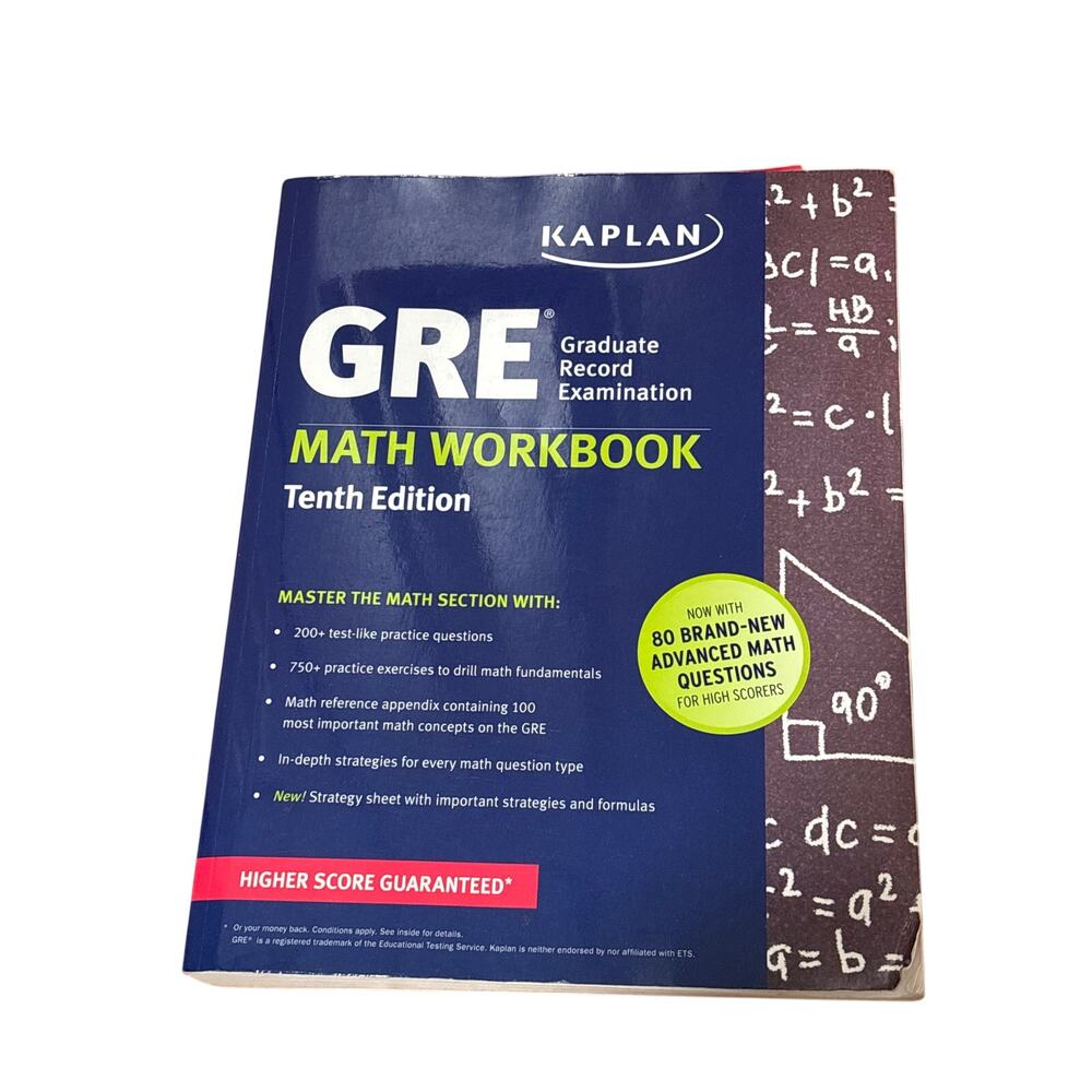 Kaplan GRE Math Workbook, Tenth Edition - Paperback
